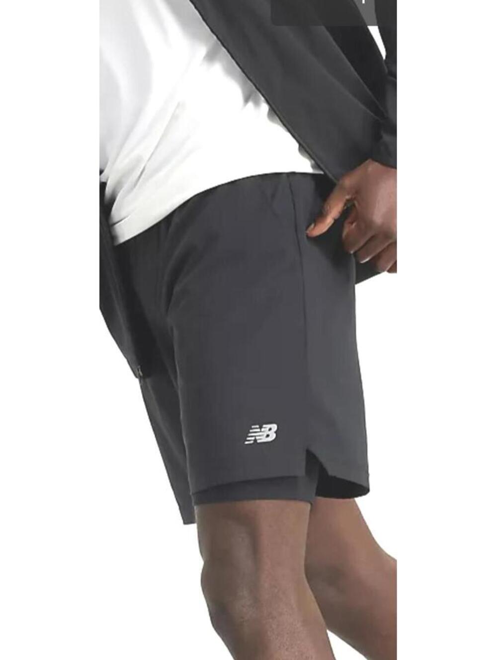New Balance Men's Athletic Shorts - Black 4XL